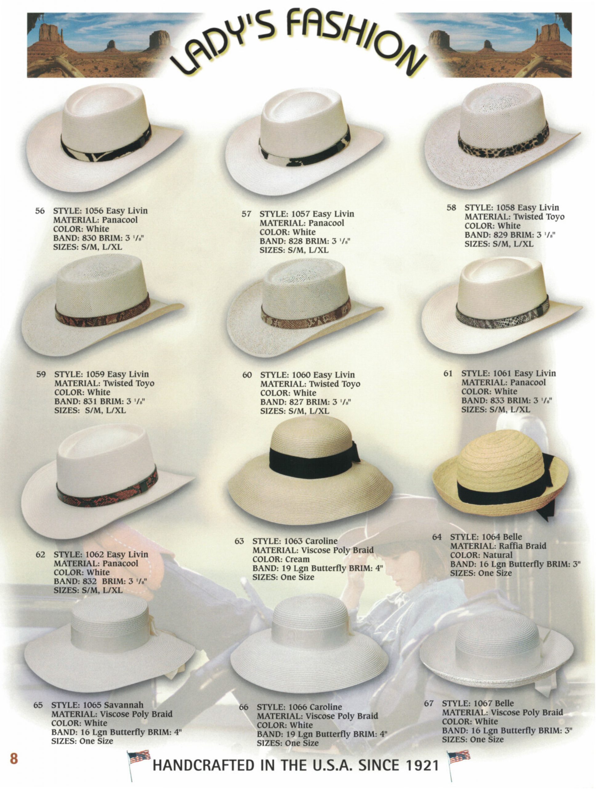 Ozark Hat Co. catalog page 8