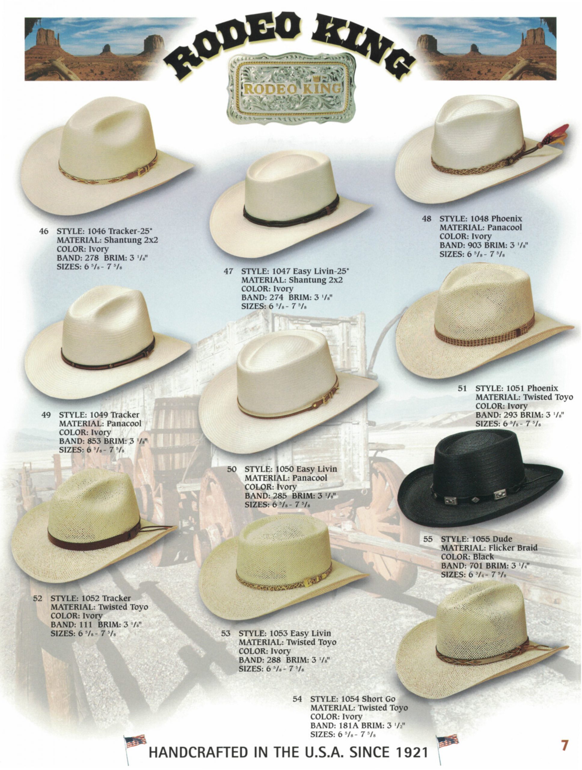 Ozark Hat Co. catalog page 7